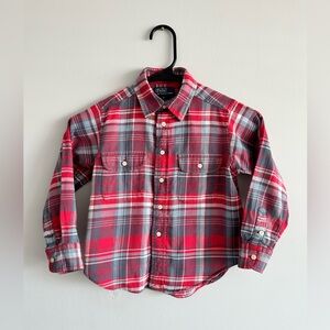 Ralph Lauren Boys Button Down Shirt Size 4